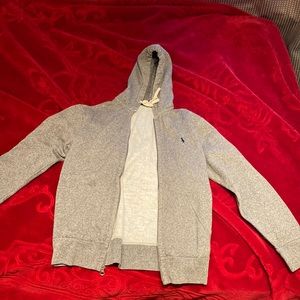 Polo zip up hoodie